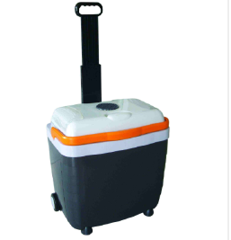 Portable Electric Cooler And Warmer With Trolley 28L Fridge  