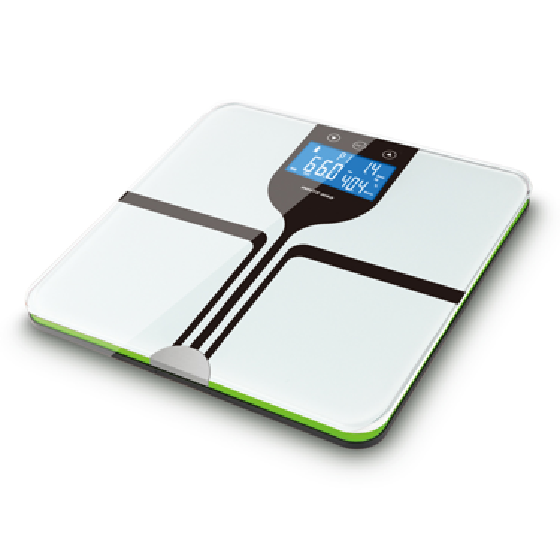 150KG Digital LED Display Scale Bathroom Scale Fat Analyzer BA306