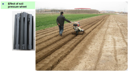 耕耘机设计用于WMX650B农田的耕作和挖沟