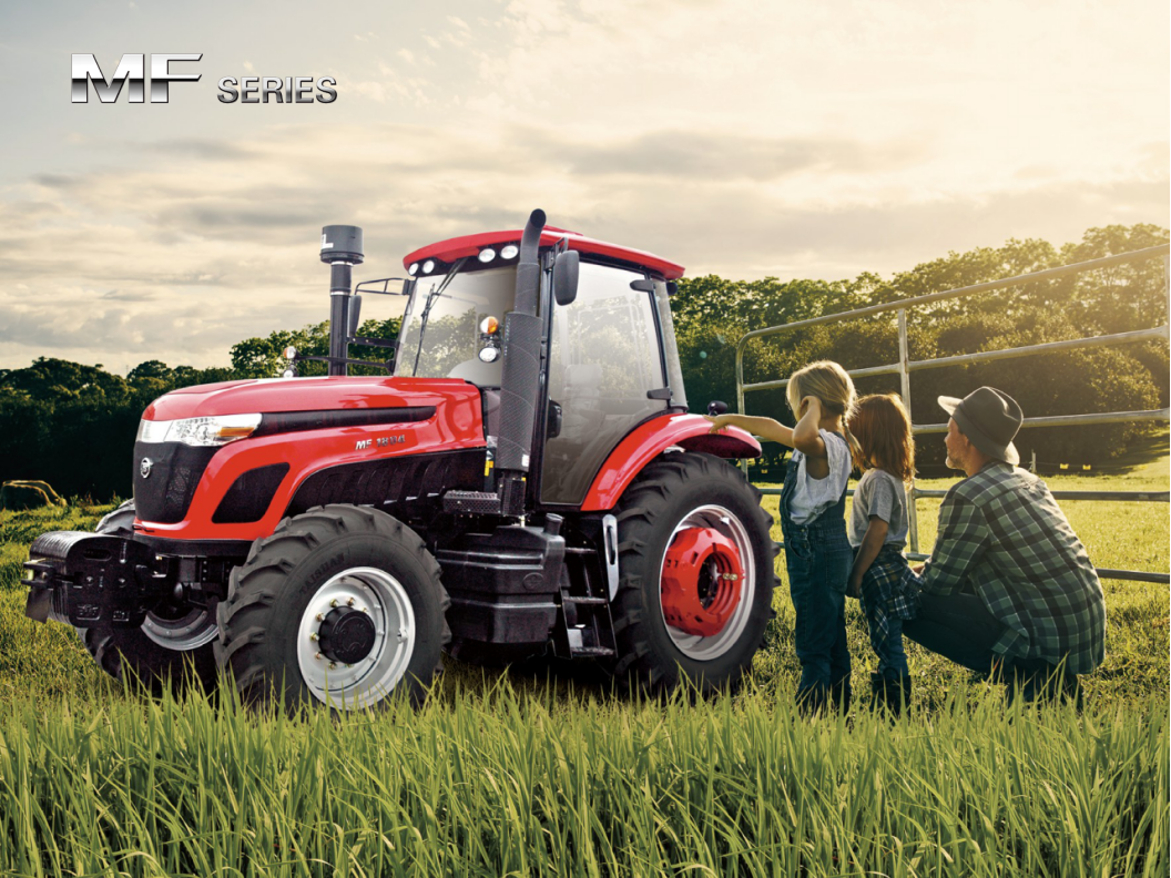 La serie Euro III MF1804 es una nueva serie de tractores desarrollados de forma independiente