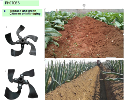 Le cultivateur est conçu pour cultiver et creuser des tranchées dans les champs wmx650
