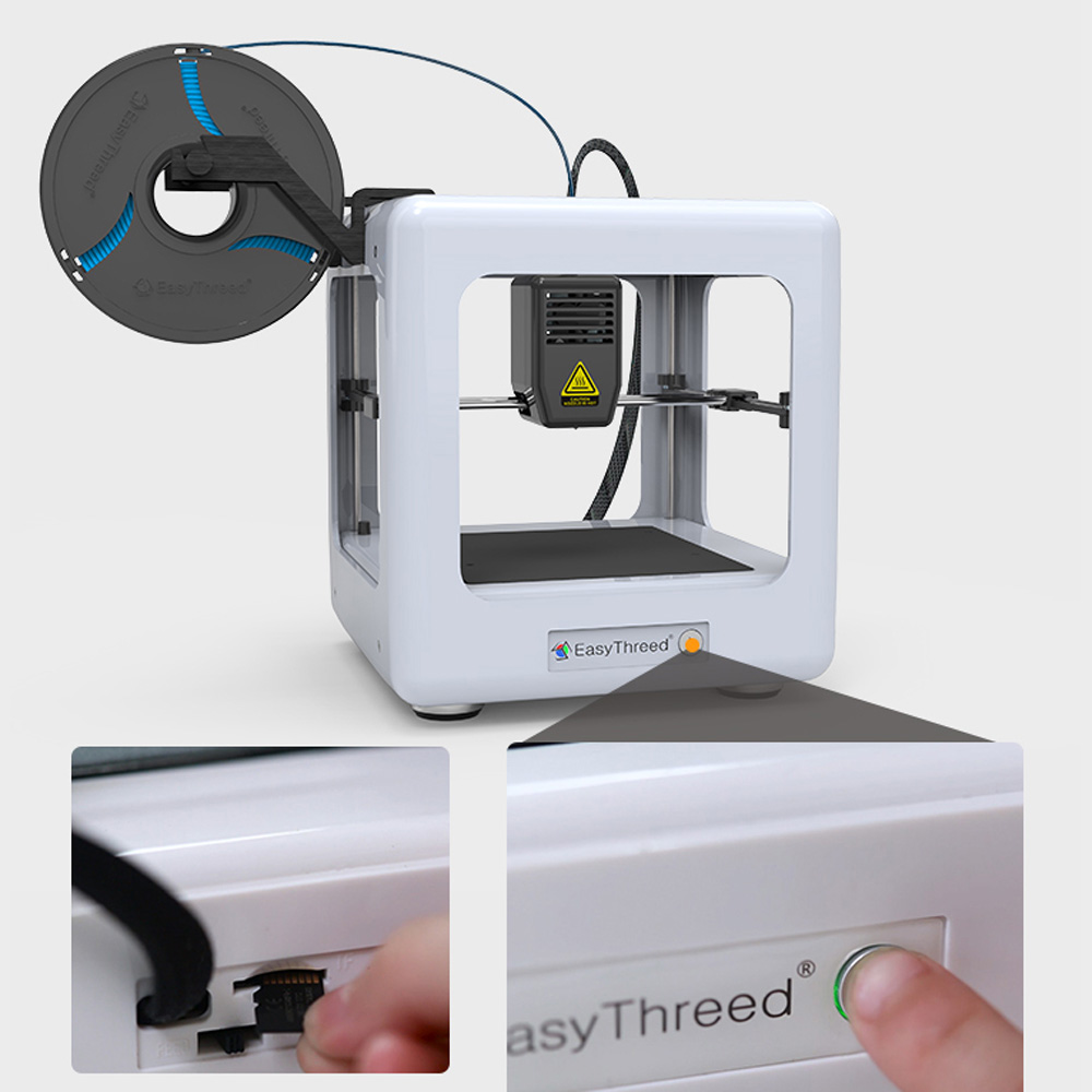 Easythreed NANO Portable Affordable 3D Printer for Kids Education