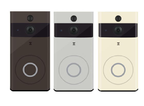 M809 3 Colors Low Power WiFi Visual Doorbell Wireless Video Doorbell