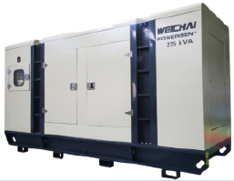 Weichai WPG 440 - 8 diesel generator set on Land