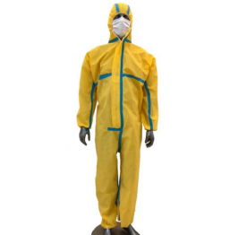 Litai Yellow Medical Disposable Protective Suit Medical Isolation Clothing