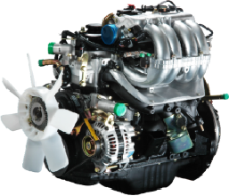 Toyota 4Y motor de gas natural comprimido