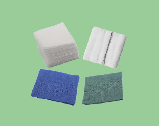 Cotton gauze swabs