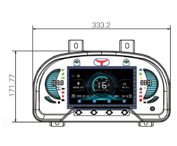 STZB-6B Integrated LCD Instrument For High-end Tractor Agricultural Machinery
