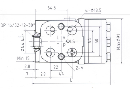  Hydraulic Steering Unit 060 Series Full Hydraulic Steering Unit With All Combined Valve Functions