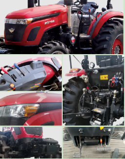 Los tractores de chasis de la serie MD adoptan la forma de tubo recto
