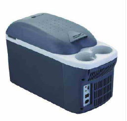 Portable 8L Cooler And Warmer With Two Beverage Racks