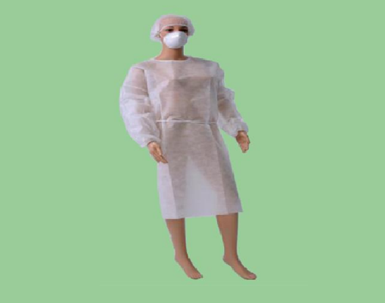 Fournitures médicales hôpital vêtements de protection robes d’isolement jetables