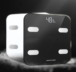 180KG Digital LED Display Scale Glass Bathroom Smart Scale Fat Analyzer BA-521 BT