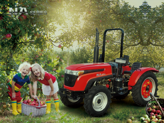 Los tractores de la serie na500 son tractores multifuncionales diseñados especialmente para huertos